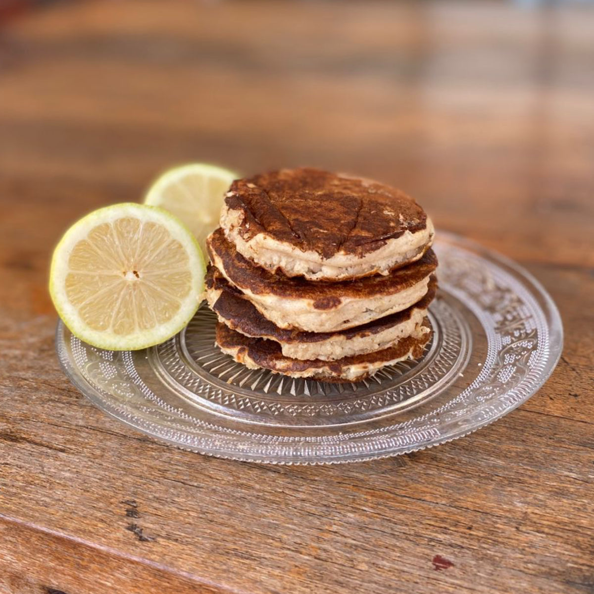 Pancake de yogurt y limón