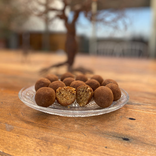 Trufas de dátiles y plátano