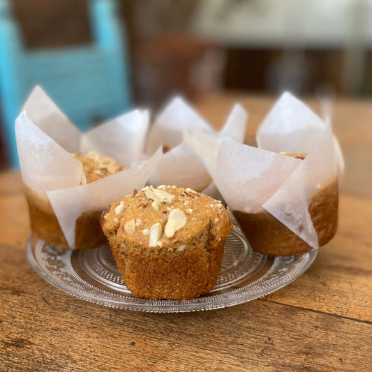 Muffin de almendra con naranja