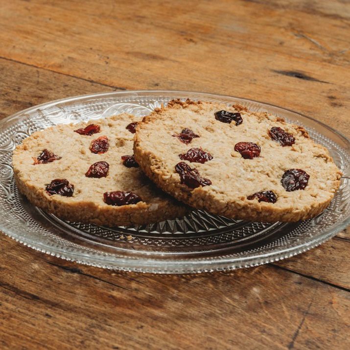 Galletón de miel y cranberries