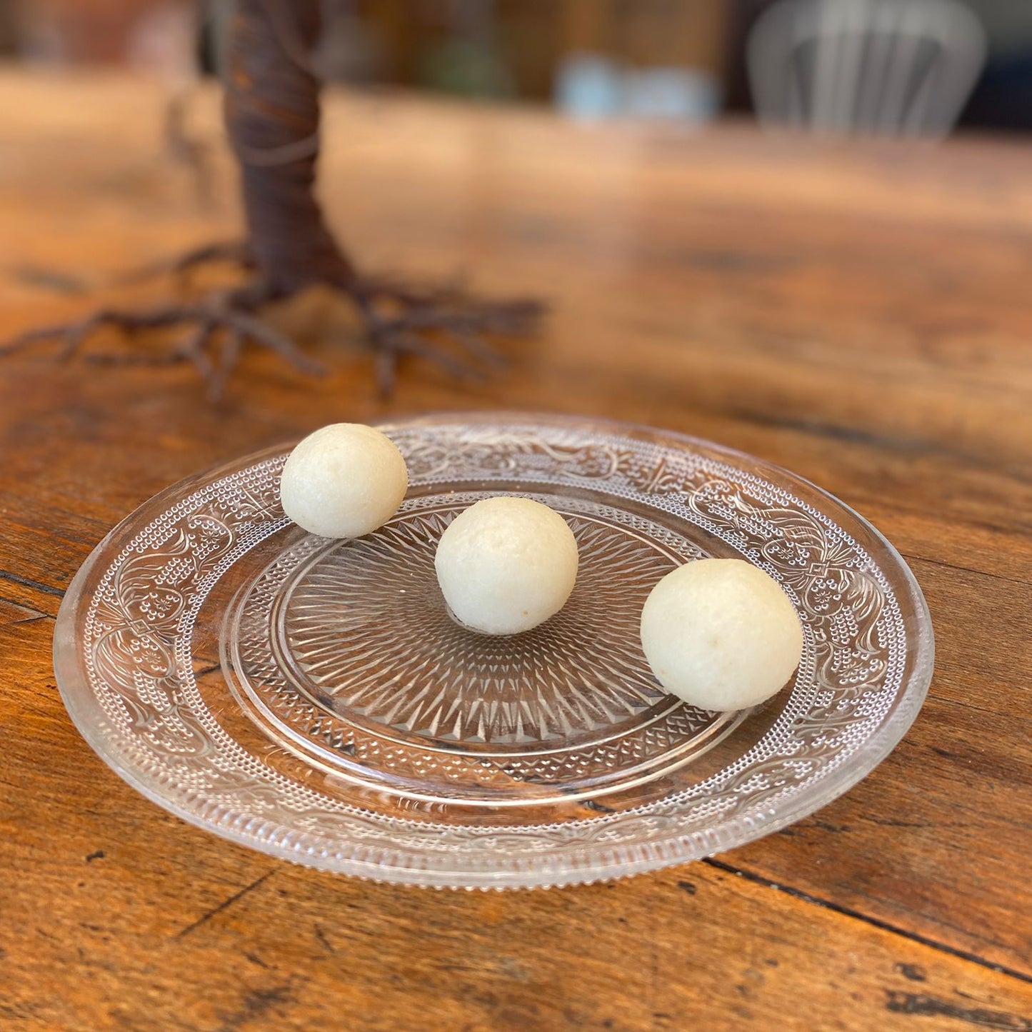 Trufas de naranja y chocolate blanco