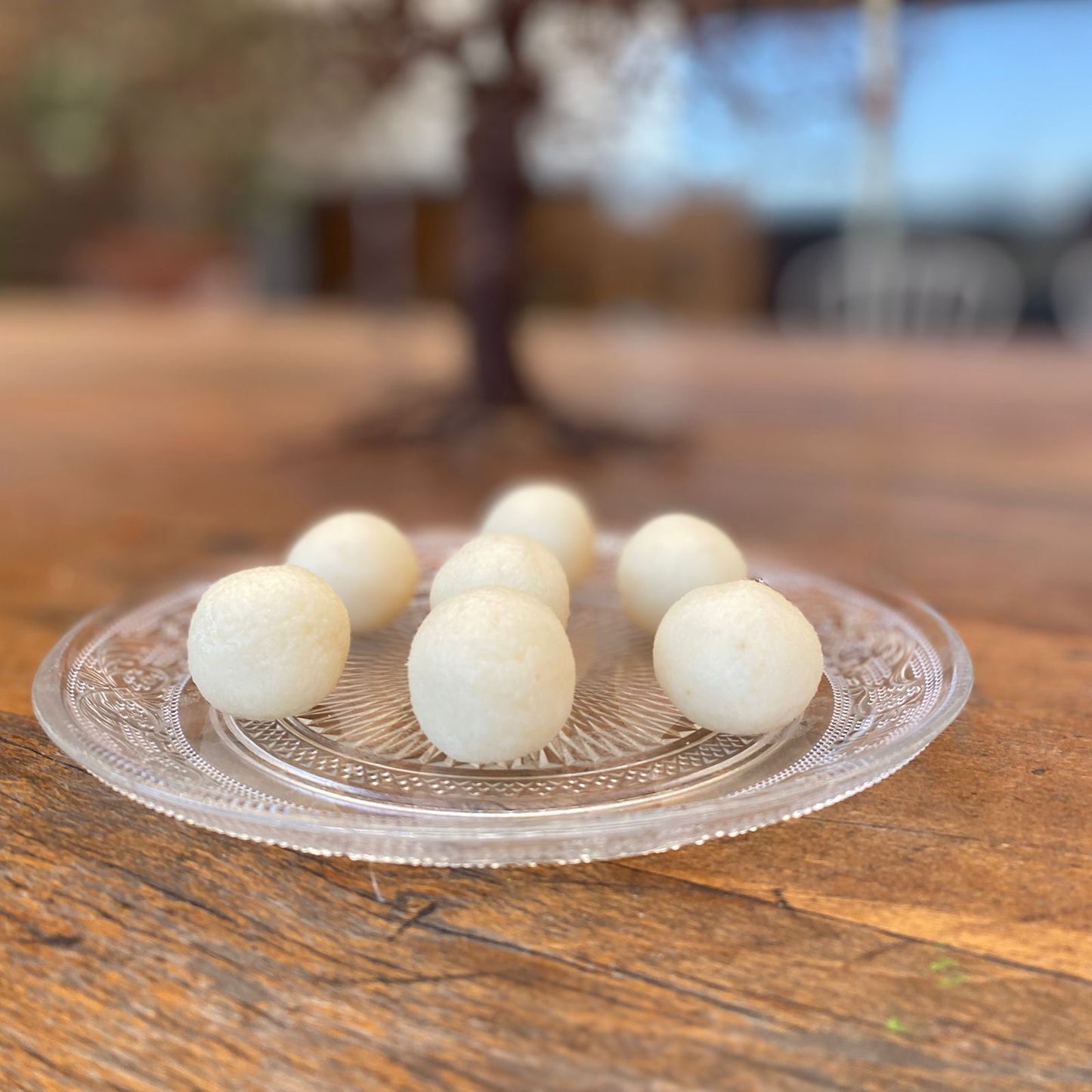 Trufas de naranja y chocolate blanco